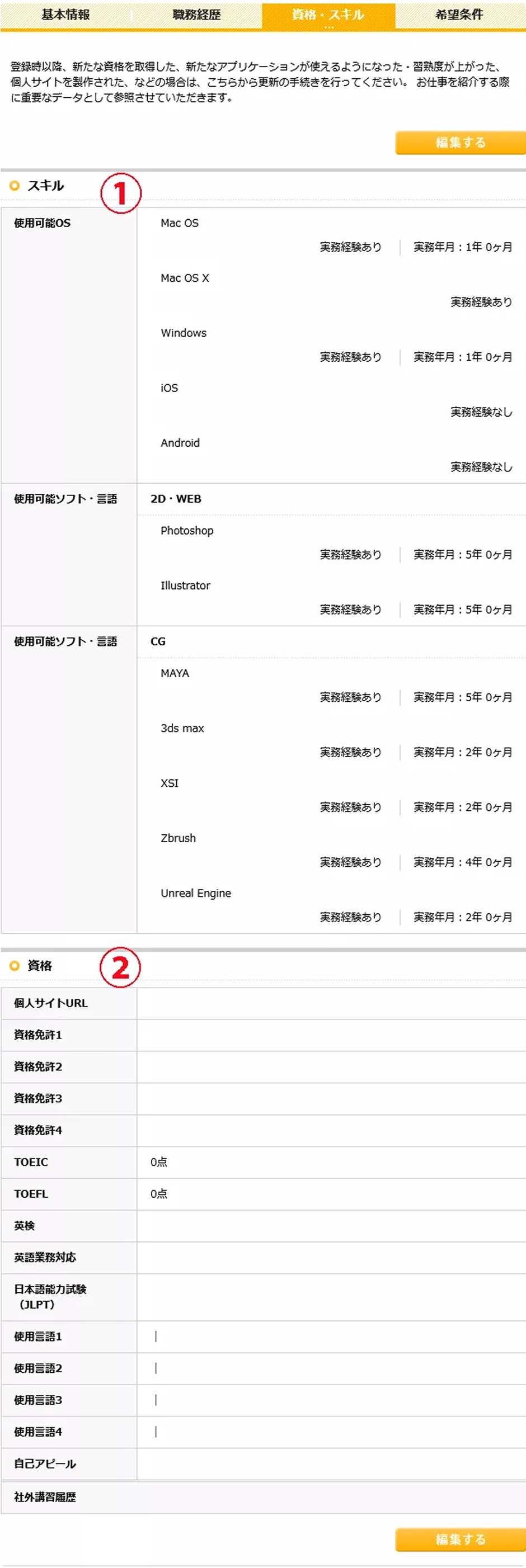 資格・スキル