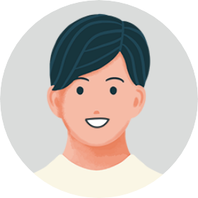 3DCGモデラー（30代・男性）のイメージイラスト